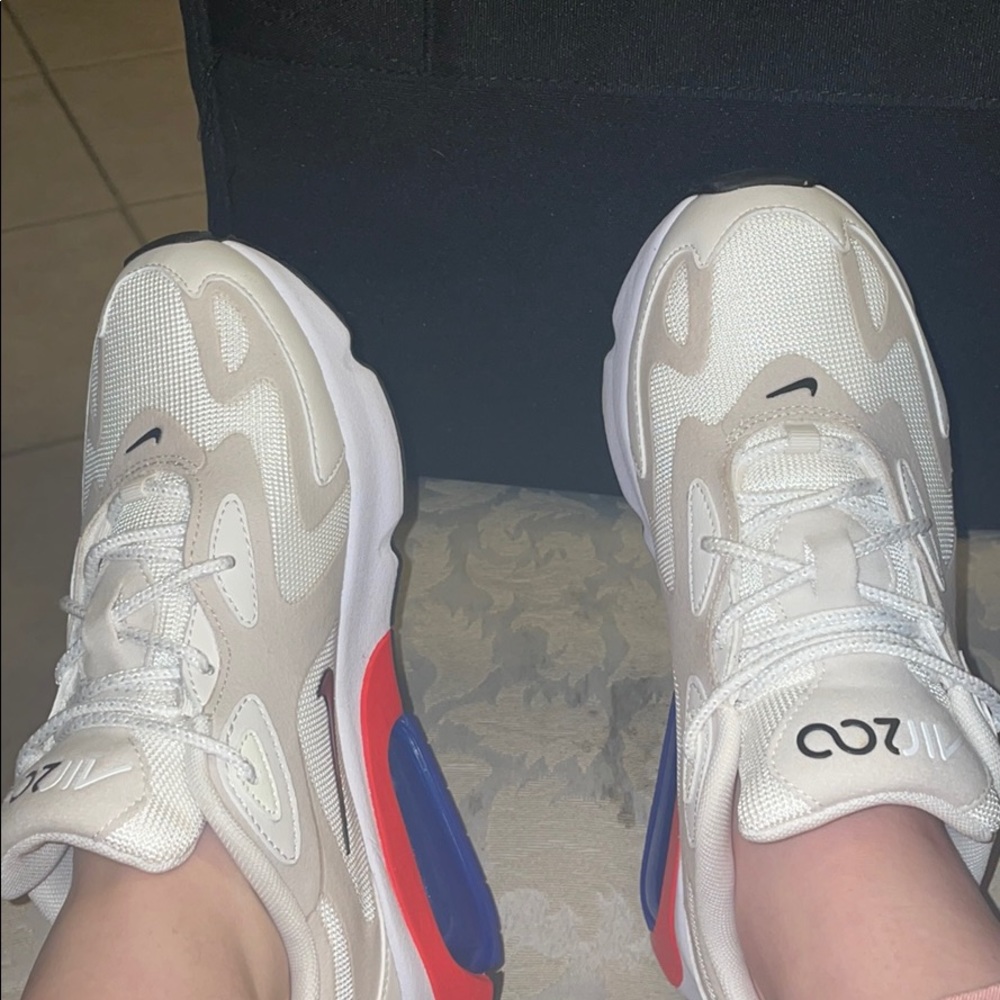 Air Max 200 Red, Blue, Tan size 7